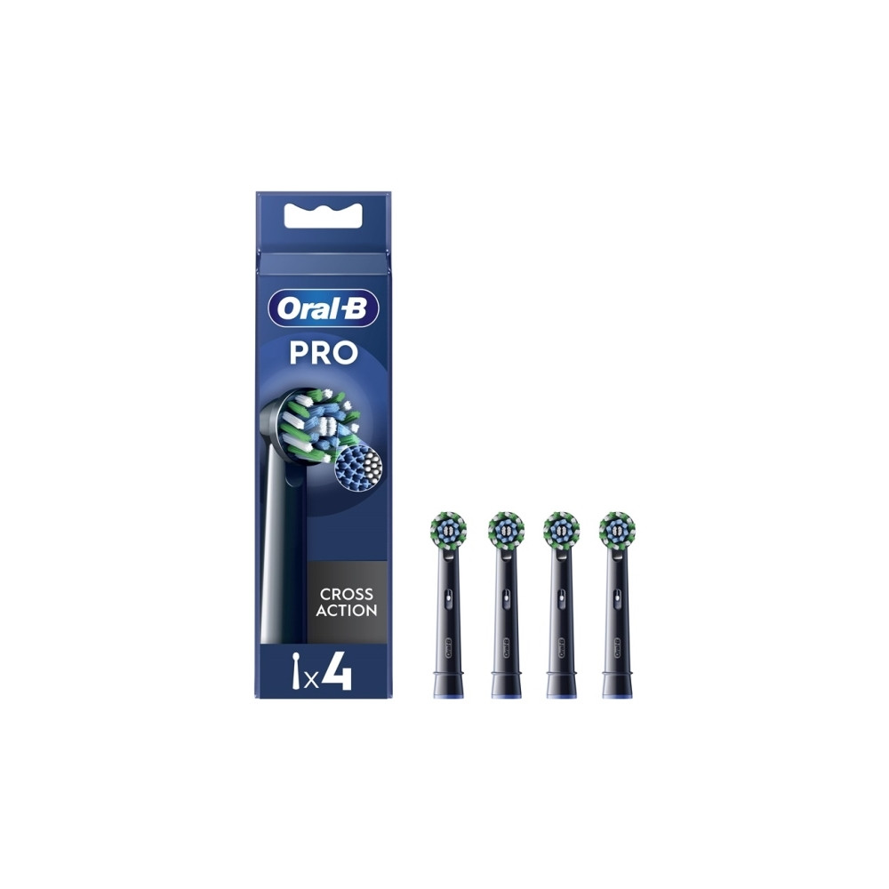 Produktbild för Oral-B borstinsatser Pro Cross Action 4-pack svart (EB50BRX-...