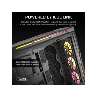 Produktbild för CORSAIR iCUE LINK 5000T LX RGB - mid tower - utökad ATX