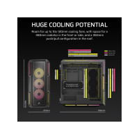 Produktbild för CORSAIR iCUE LINK 5000T LX RGB - mid tower - utökad ATX