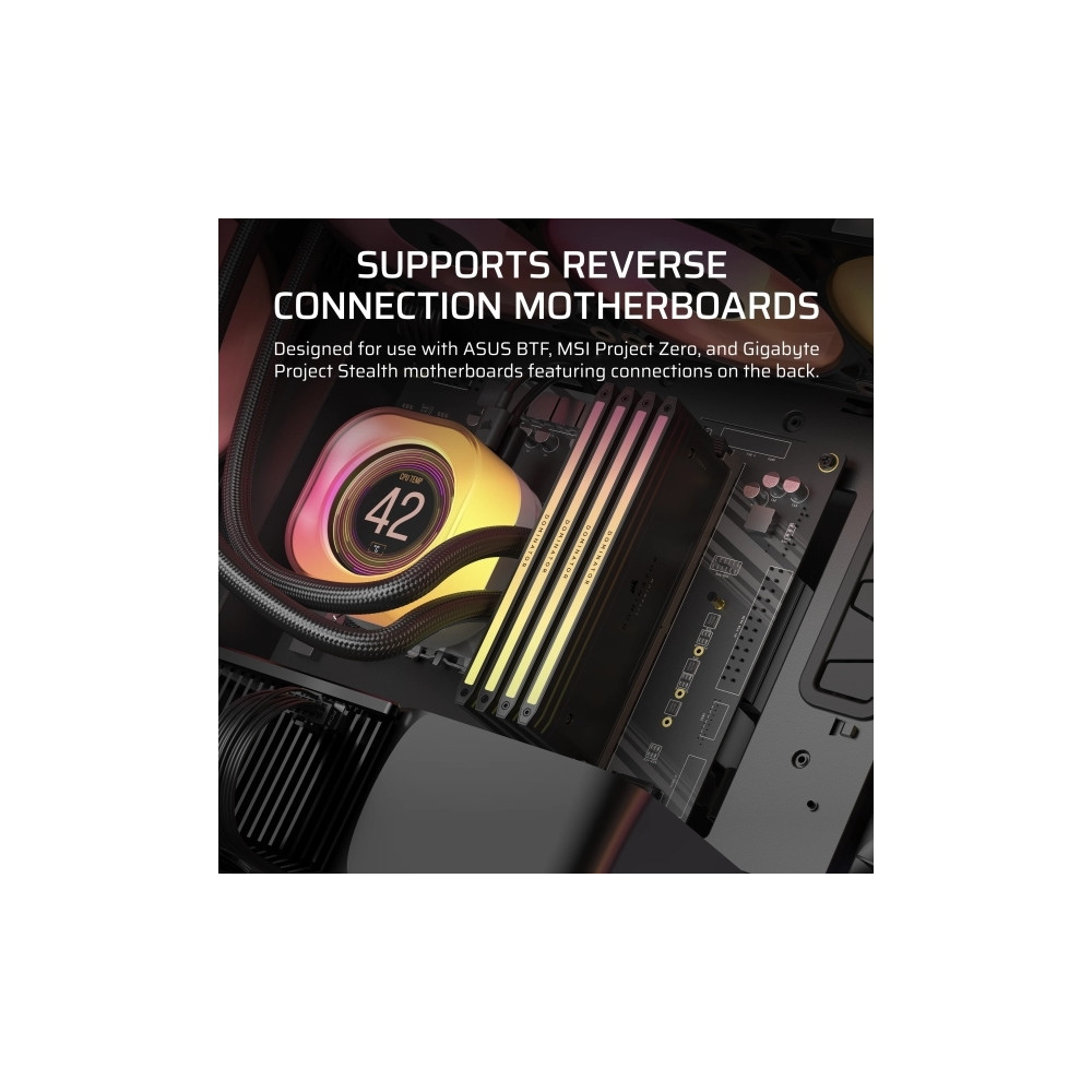 Produktbild för CORSAIR iCUE LINK 5000T LX RGB - mid tower - utökad ATX