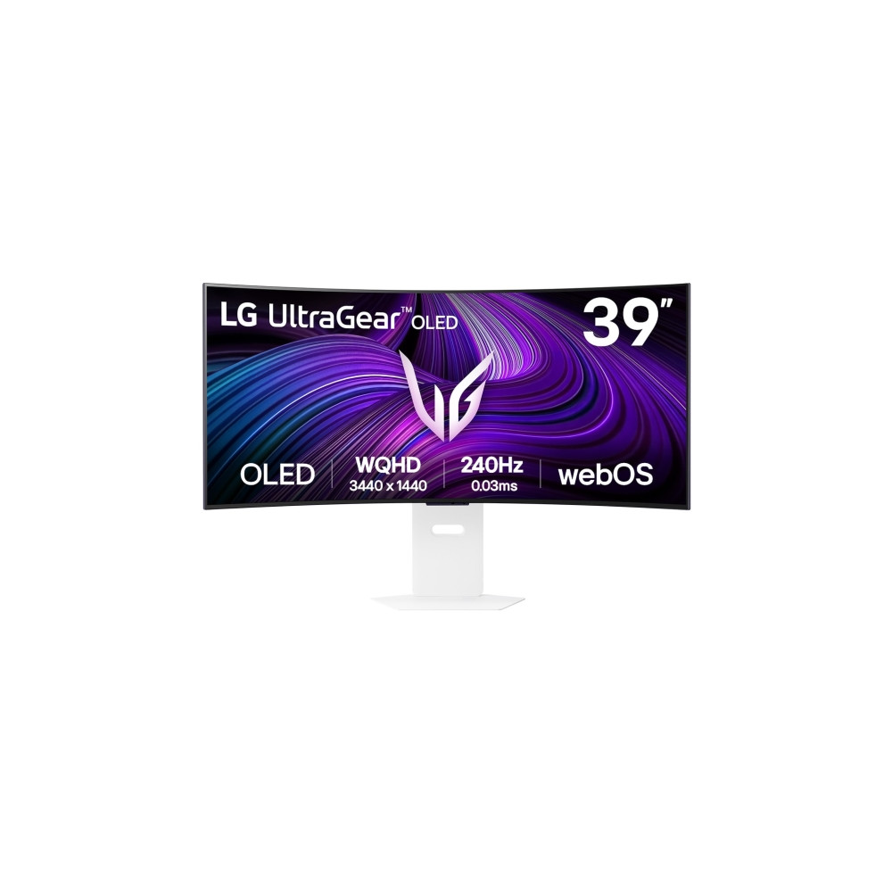 Produktbild för LG UltraGear 39GX90SA-W - OLED-monitor - böjd - 39" - HDR