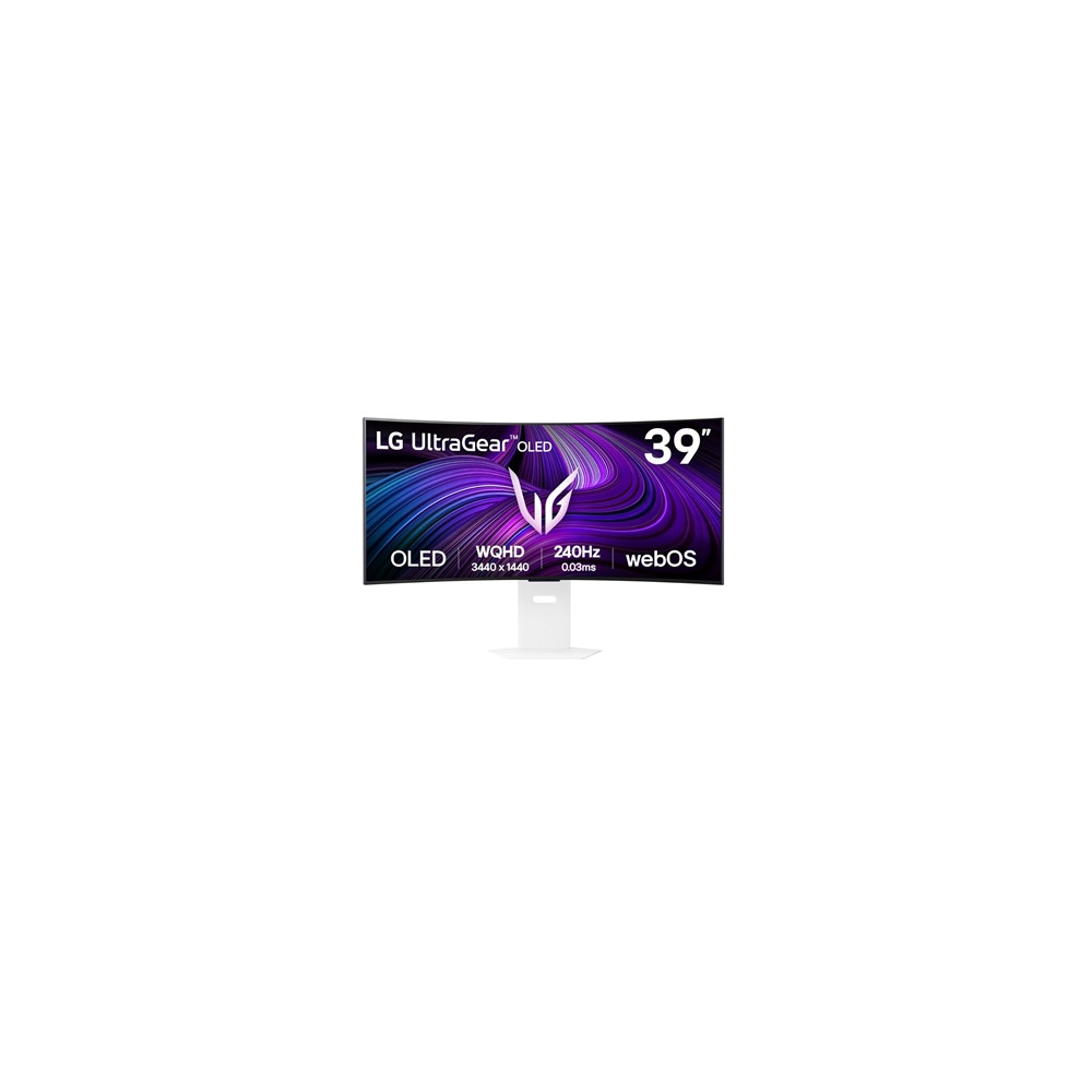 Produktbild för LG UltraGear 39GX90SA-W - OLED-monitor - böjd - 39" - HDR