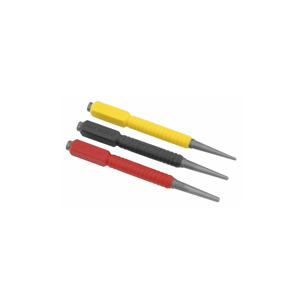 Produktbild för Stanley 0-58-930, Punsset, Stål, Svart, Röd, Gul, 102 mm, 3...
