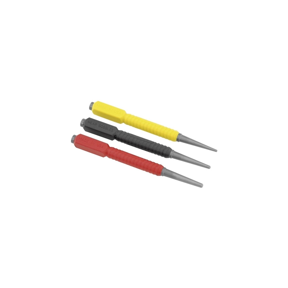 Produktbild för Stanley 0-58-930, Punsset, Stål, Svart, Röd, Gul, 102 mm, 3...