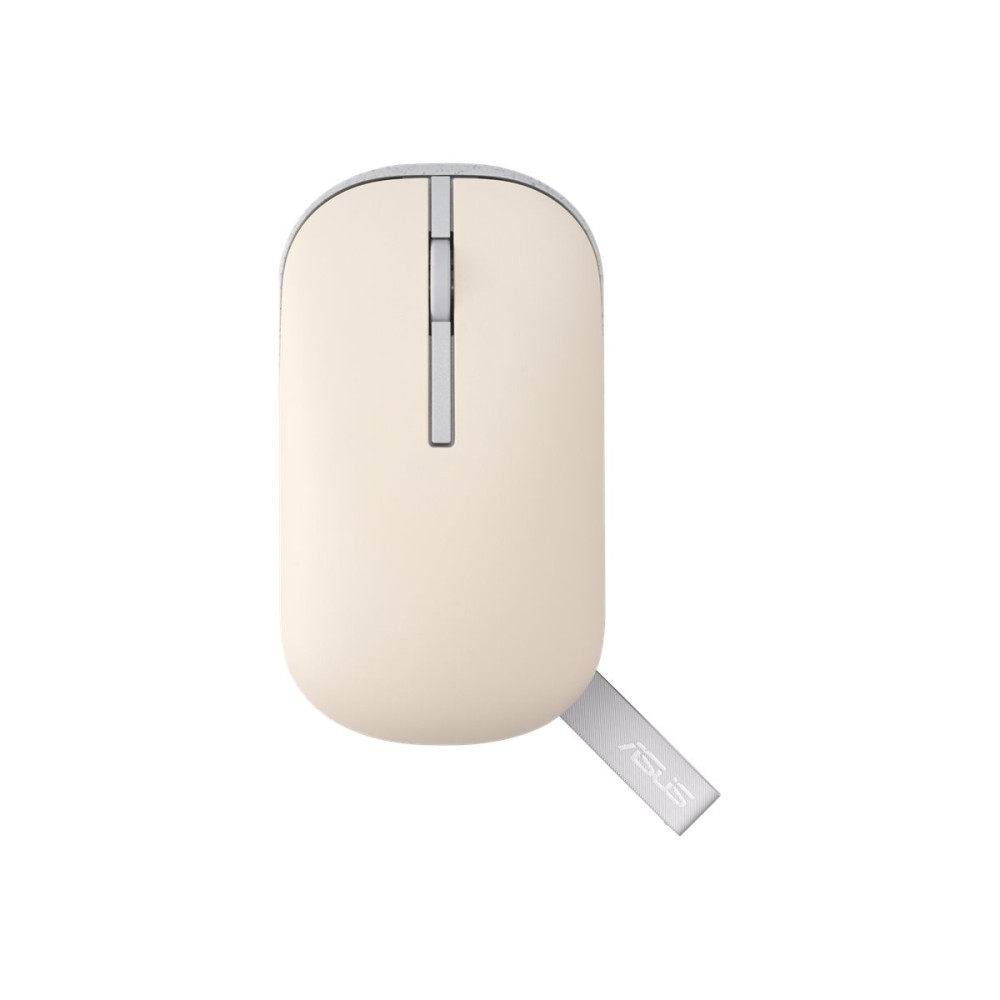 Produktbild för ASUS Marshmallow MD100 - mus - Bluetooth 5.0, 2.4 GHz - havremjölk