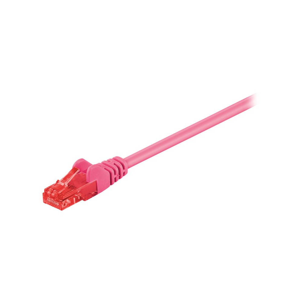 Produktbild för goobay patch-kabel - 3 m - magenta