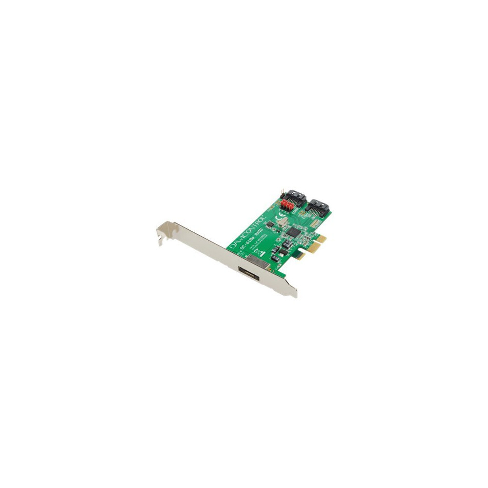 Produktbild för Dawicontrol DC 610e RAID - kontrollerkort (RAID) - SATA 6Gb/s - PCIe 2.0 x1