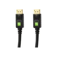 Produktbild för TECHly - bildskärms/ljudkabel - DisplayPort till DisplayPort - 50 cm