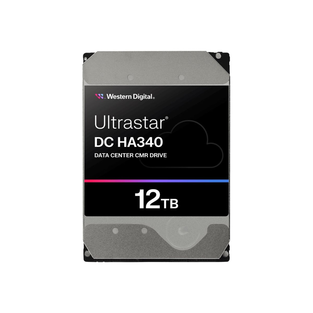 Produktbild för WD Ultrastar DC HA340 WUS721212BLE6L4 - hårddisk - datacenter - 12 TB - SATA 6Gb/s