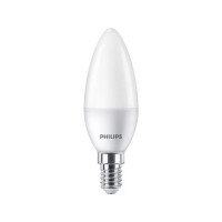 Produktbild för Philips CorePro - LED-glödlampa - form: B35 - glaserad finish - E14 - 5 W - varmt vitt ljus - 2700 K
