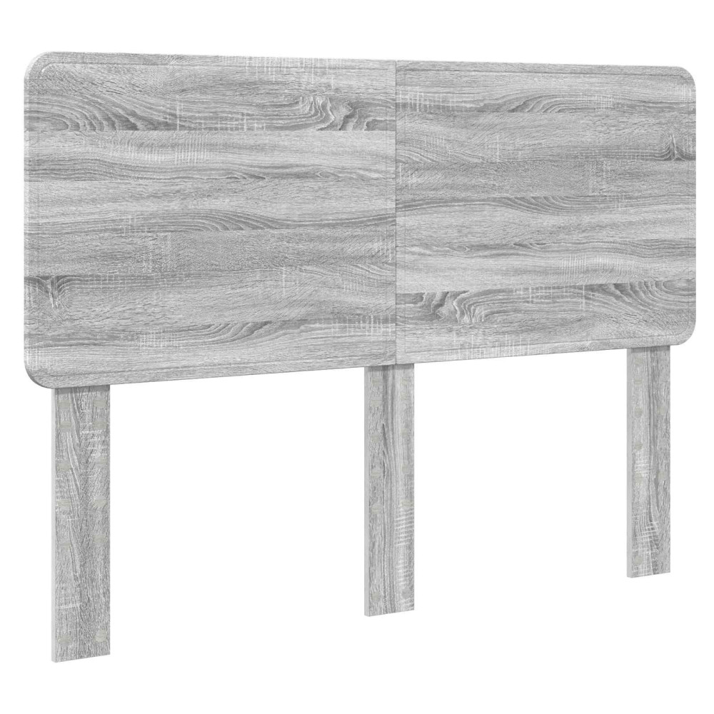 Produktbild för Förvaringssäng med låda Grå Sonoma 150 x 200 cm Konstruerat trä