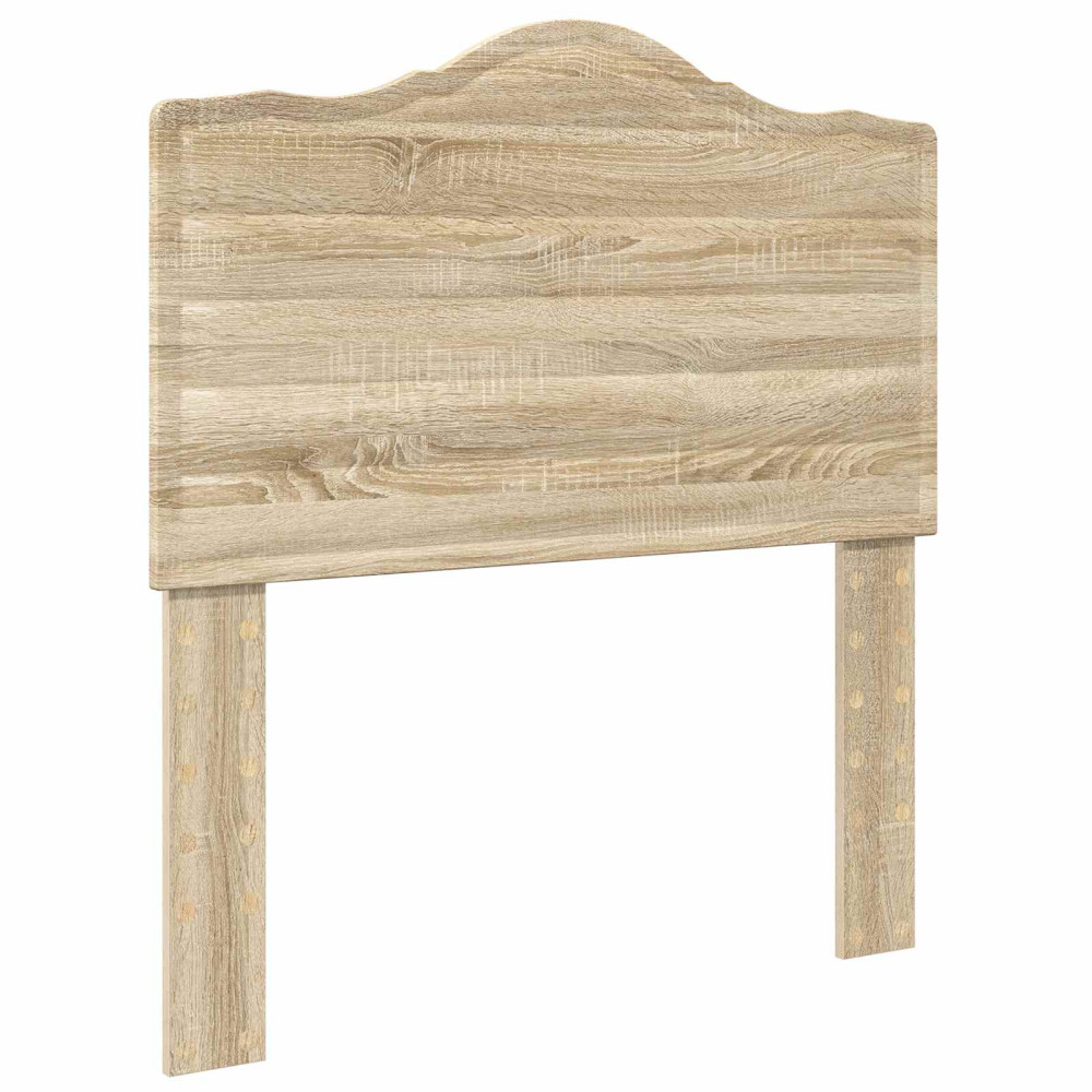 Produktbild för Sängram med huvudgavel Sonoma-ek 70 x 190 cm Konstruerat trä