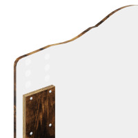 Produktbild för Sängram med huvudgavel Rökt ek 70 x 190 cm Konstruerat trä