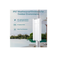 Produktbild för TP-Link Omada EAP610-Outdoor - trådlös åtkomstpunkt - Wi-Fi 6 - molnhanterad