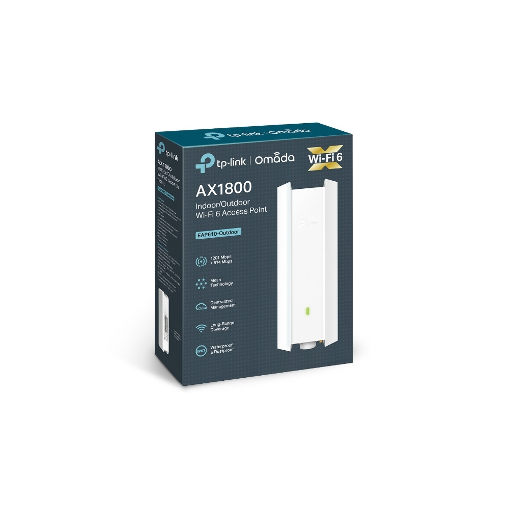 Produktbild för TP-Link Omada EAP610-Outdoor - trådlös åtkomstpunkt - Wi-Fi 6 - molnhanterad