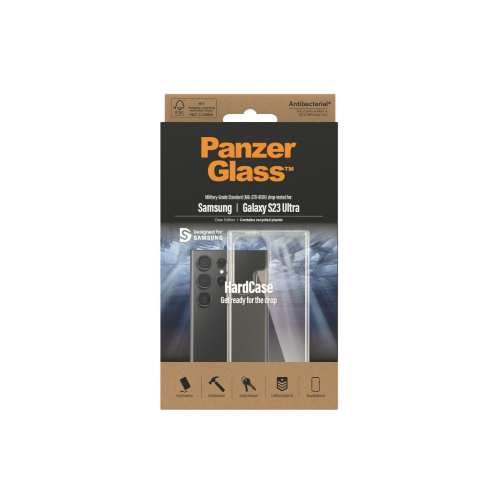 Produktbild för PanzerGlass HardCase Clear Edition - baksidesskydd för mobiltelefon
