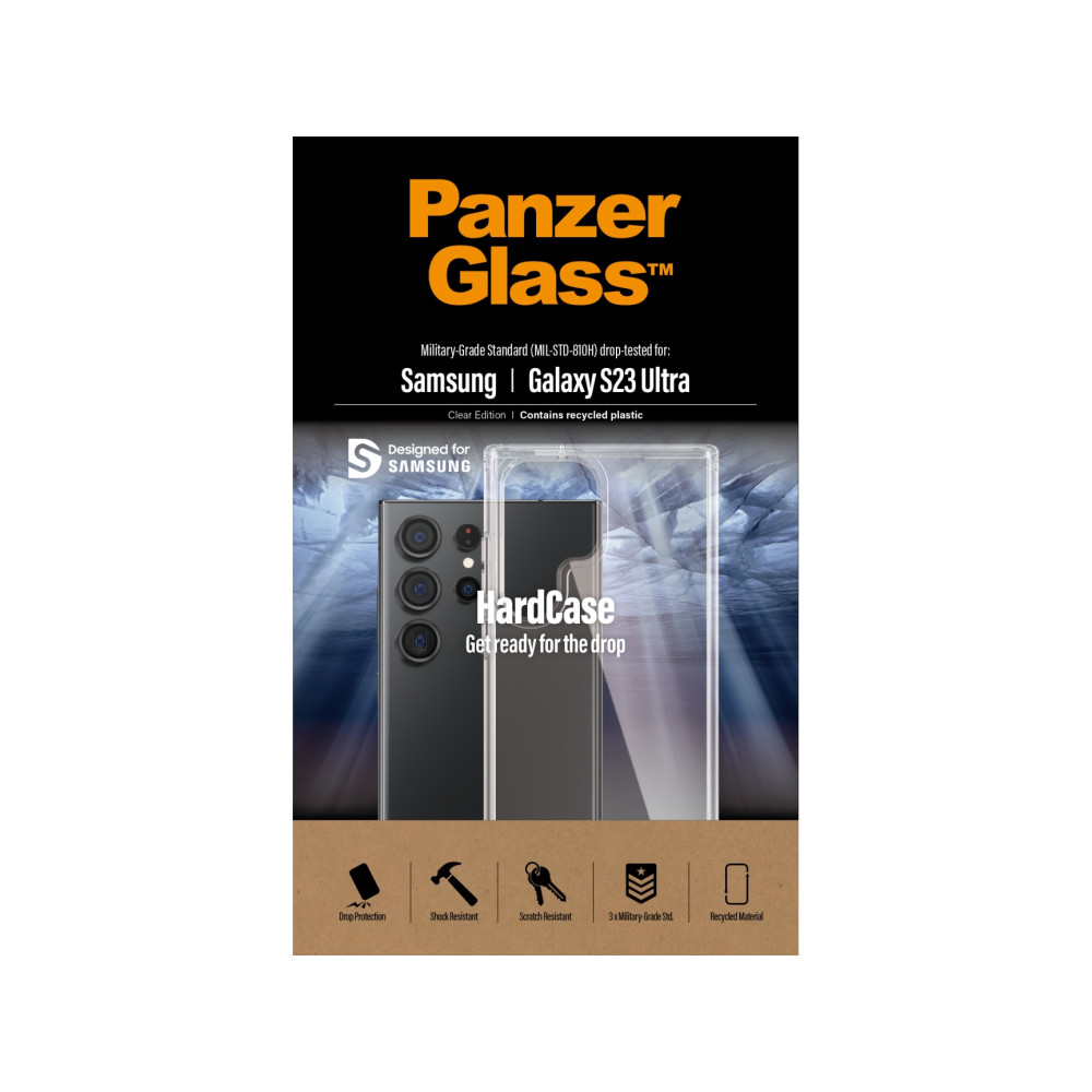 Produktbild för PanzerGlass HardCase Clear Edition - baksidesskydd för mobiltelefon