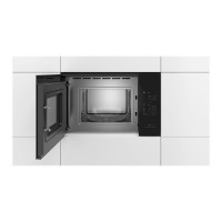Produktbild för Bosch Serie | 4 BFL520MB0 - mikrovågsugn - inbyggd - svart