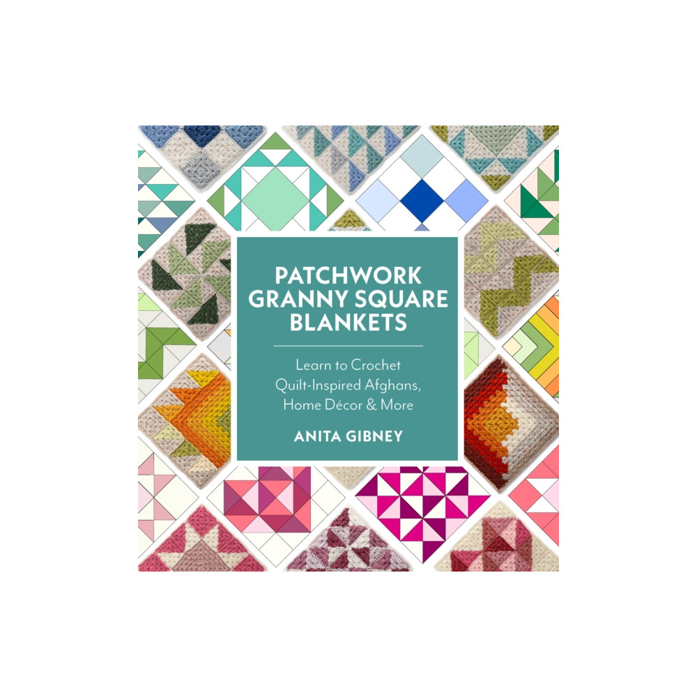 Produktbild för Patchwork Granny Square Blankets (häftad, eng)