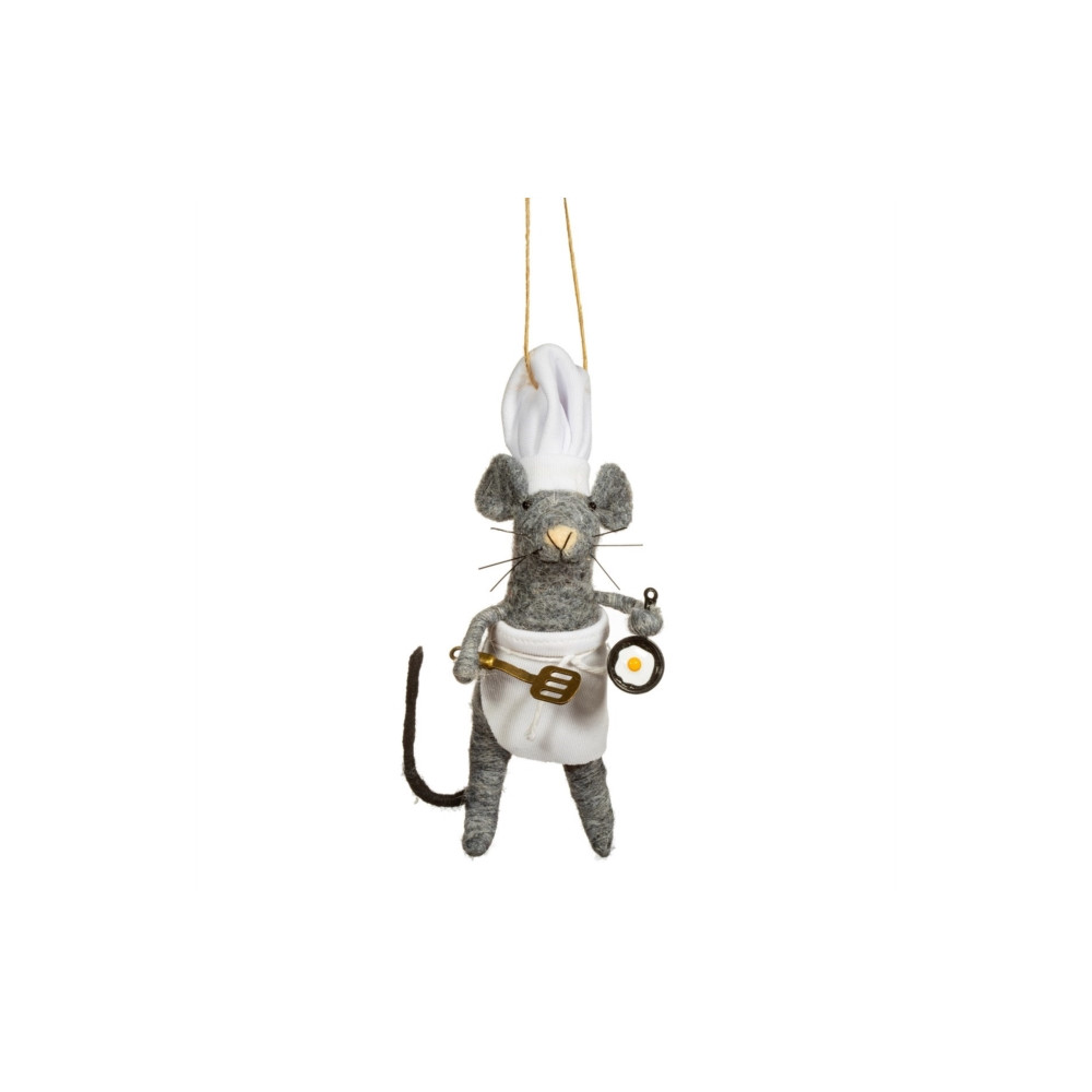 Produktbild för Mouse Chef Felt Decoration