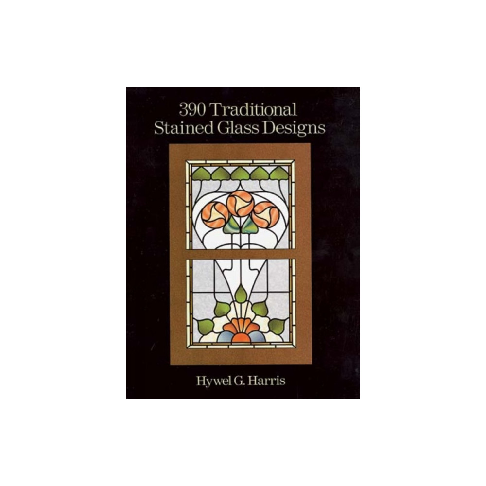 Produktbild för 390 Traditional Stained Glass Designs (häftad, eng)
