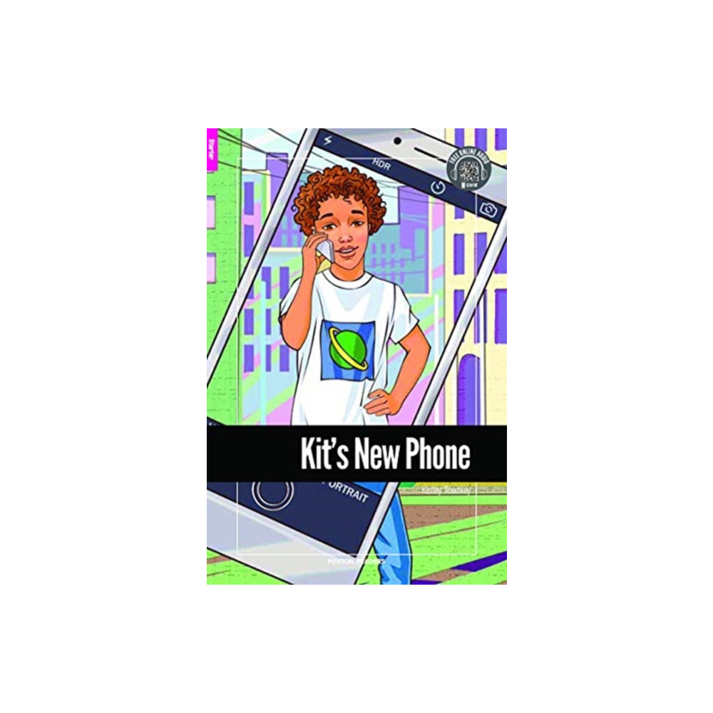Produktbild för Kit's New Phone - Foxton Reader Starter Level (300 Headwords A1) with free online AUDIO (häftad, eng)