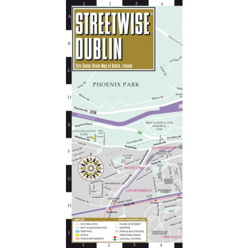Michelin Editions Des Voyages Streetwise Dublin Map - Laminated City Center Street Map of Dublin, Ireland