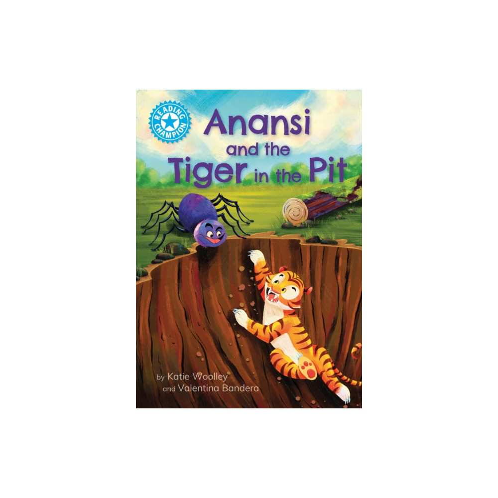 Produktbild för Reading Champion: Anansi and the Tiger in the Pit (häftad, eng)