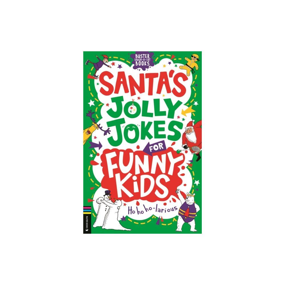 Produktbild för Santa's Jolly Jokes for Funny Kids (häftad, eng)