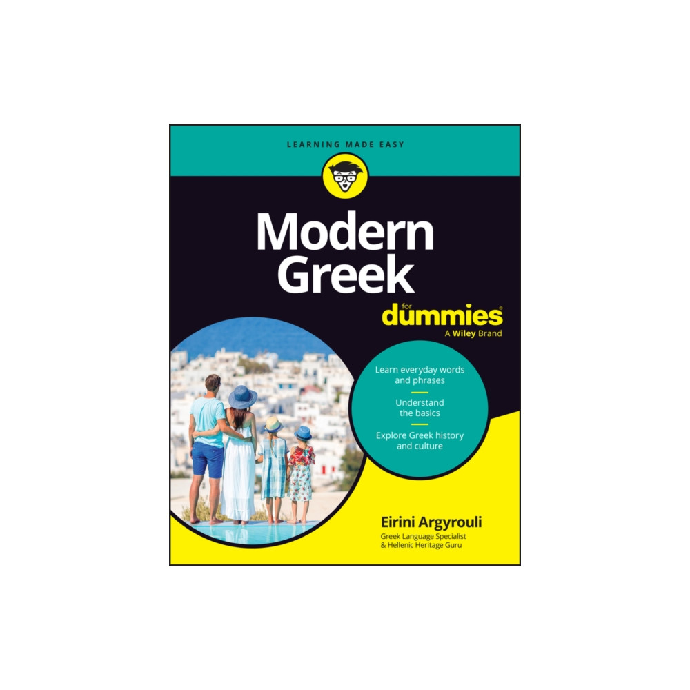 Produktbild för Modern Greek For Dummies (häftad, eng)
