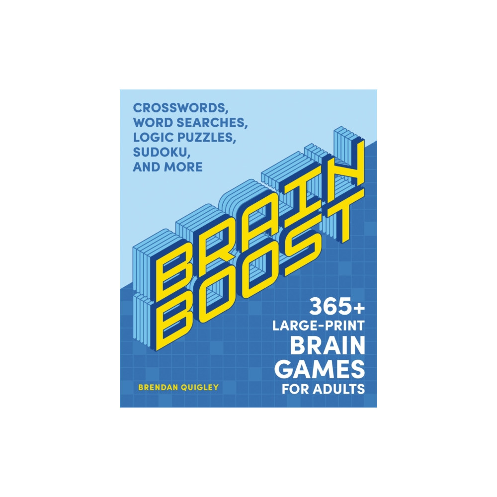 Produktbild för Brain Boost: 365 Brain Games for Adults (häftad, eng)