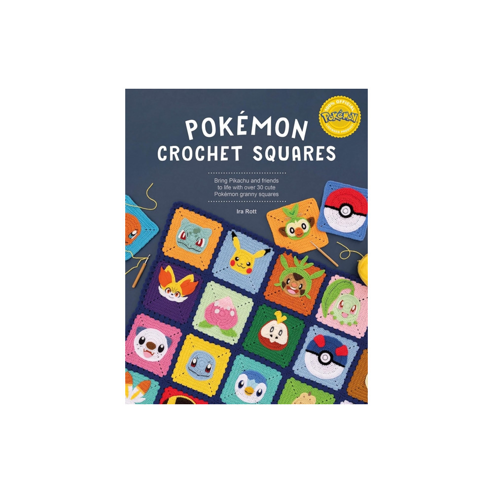 Produktbild för PokeMon Crochet Squares (häftad, eng)