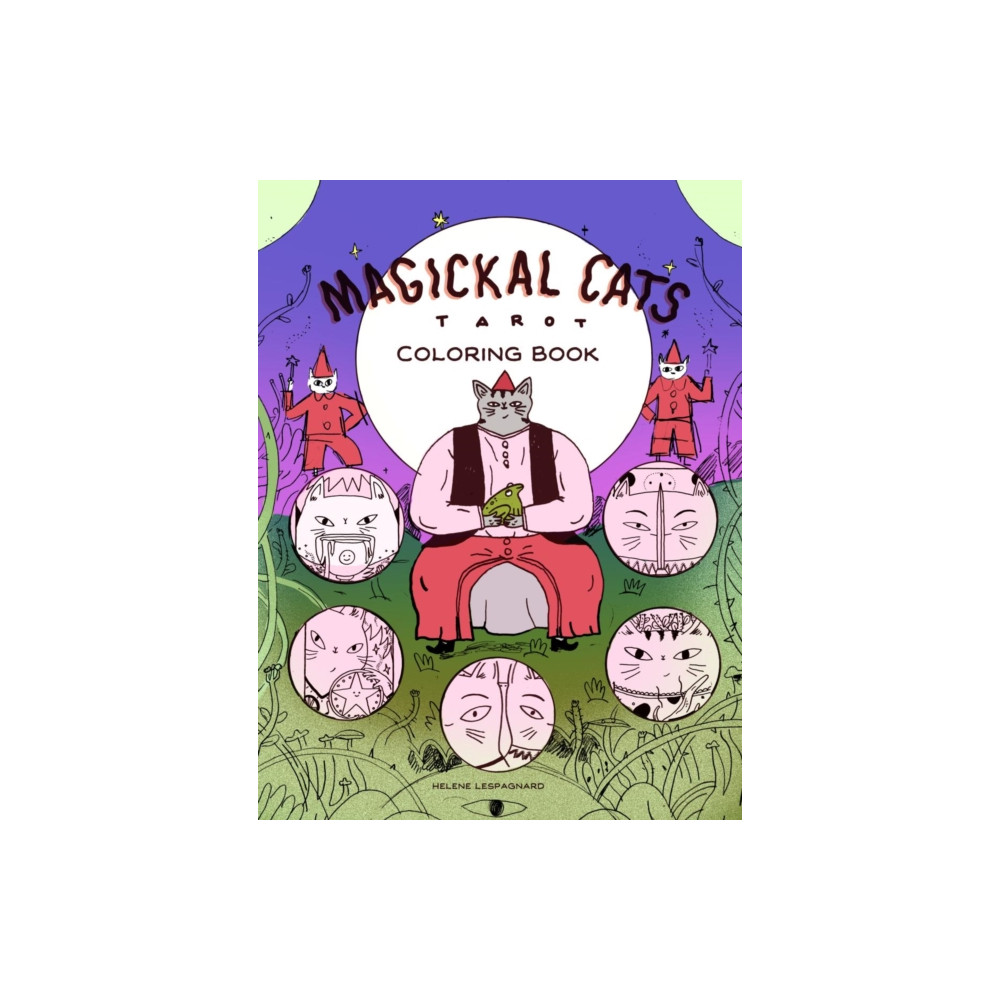 Produktbild för Magickal Cats Tarot Coloring Book (häftad, eng)