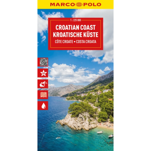 MAIRDUMONT GmbH & Co. KG Croatia Coast Marco Polo Map