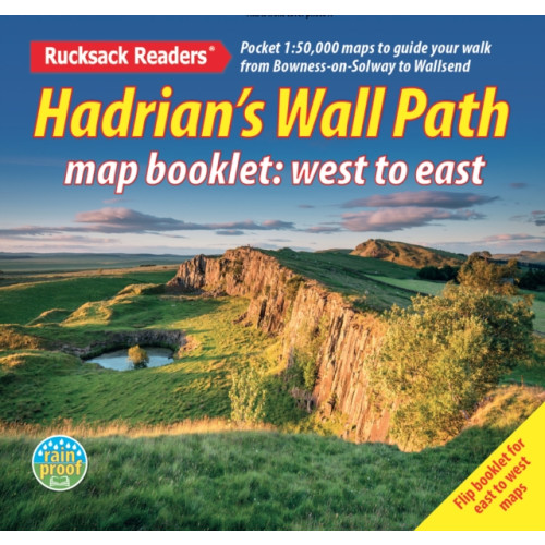 Rucksack Readers Hadrian’s Wall Path map booklet (häftad, eng)