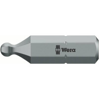 Produktbild för Wera 842/1 Z Hexagonbits 3 mm Verktygsstål Legering, slitsta...