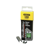 Produktbild för Stanley 1-TRA706-5T, Häftklammersats, 1 cm, Stål, Stål, 5000...