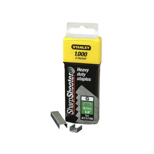 Stanley Stanley PUNTI TIPO - klamrar - 6 mm - paket med 1000