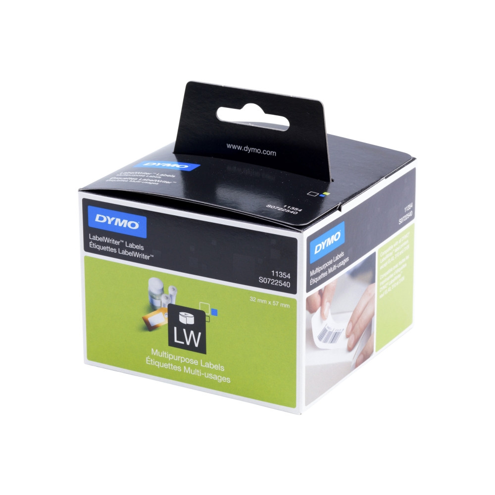 Produktbild för DYMO LabelWriter - etiketter för flera ändamål - 1000 etikett (er) - 57 x 32 mm