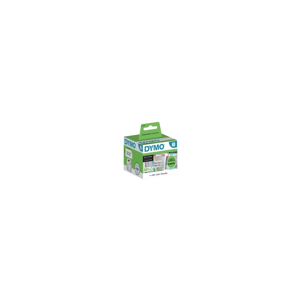 Produktbild för DYMO LabelWriter - etiketter för flera ändamål - 1000 etikett (er) - 57 x 32 mm