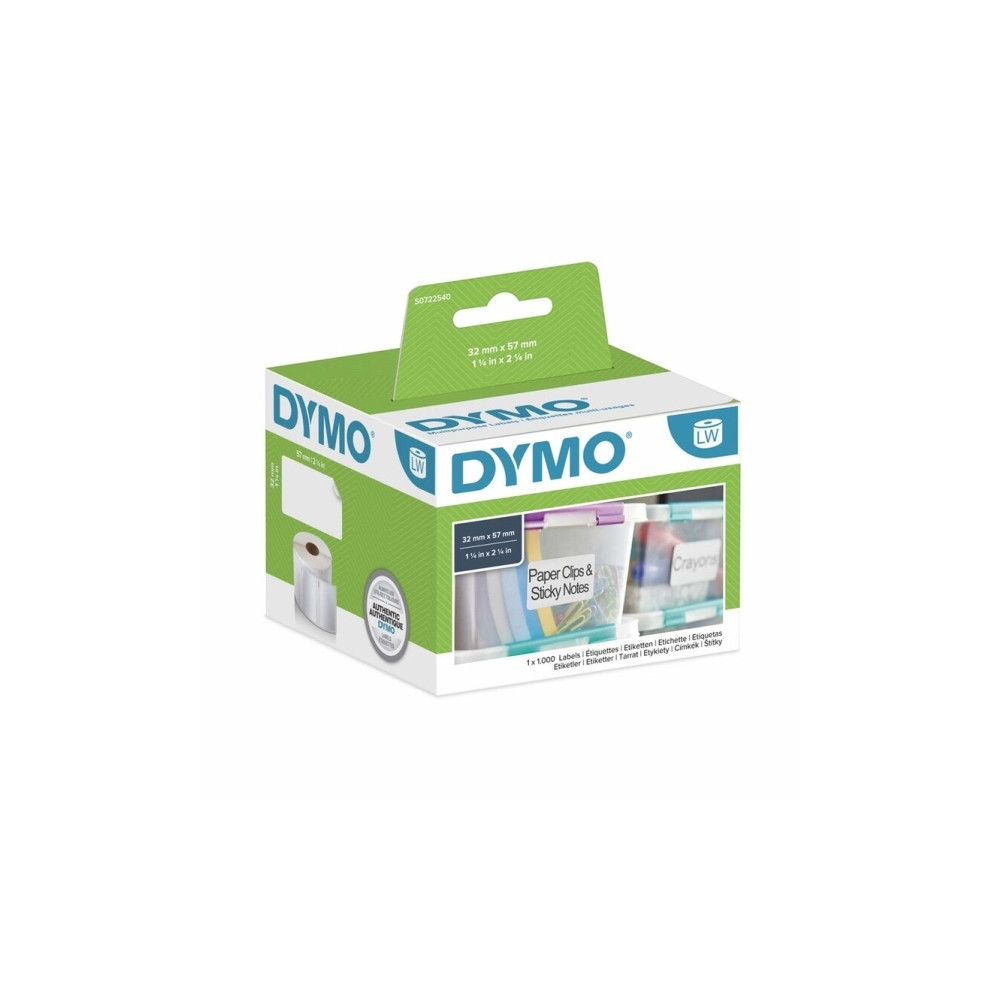 Produktbild för DYMO LabelWriter - etiketter för flera ändamål - 1000 etikett (er) - 57 x 32 mm