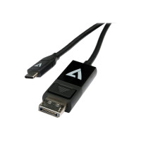 Produktbild för V7 - DisplayPort-kabel - USB-C till DisplayPort - 2 m