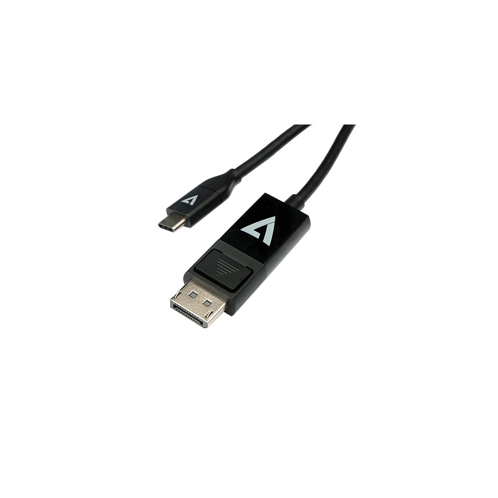Produktbild för V7 - DisplayPort-kabel - USB-C till DisplayPort - 2 m
