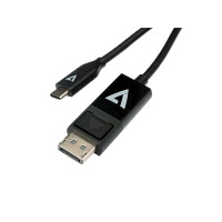 Produktbild för V7 - DisplayPort-kabel - USB-C till DisplayPort - 2 m