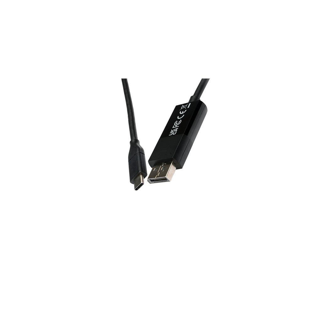 Produktbild för V7 - DisplayPort-kabel - USB-C till DisplayPort - 2 m