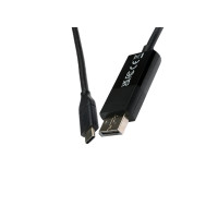 Produktbild för V7 - DisplayPort-kabel - USB-C till DisplayPort - 2 m