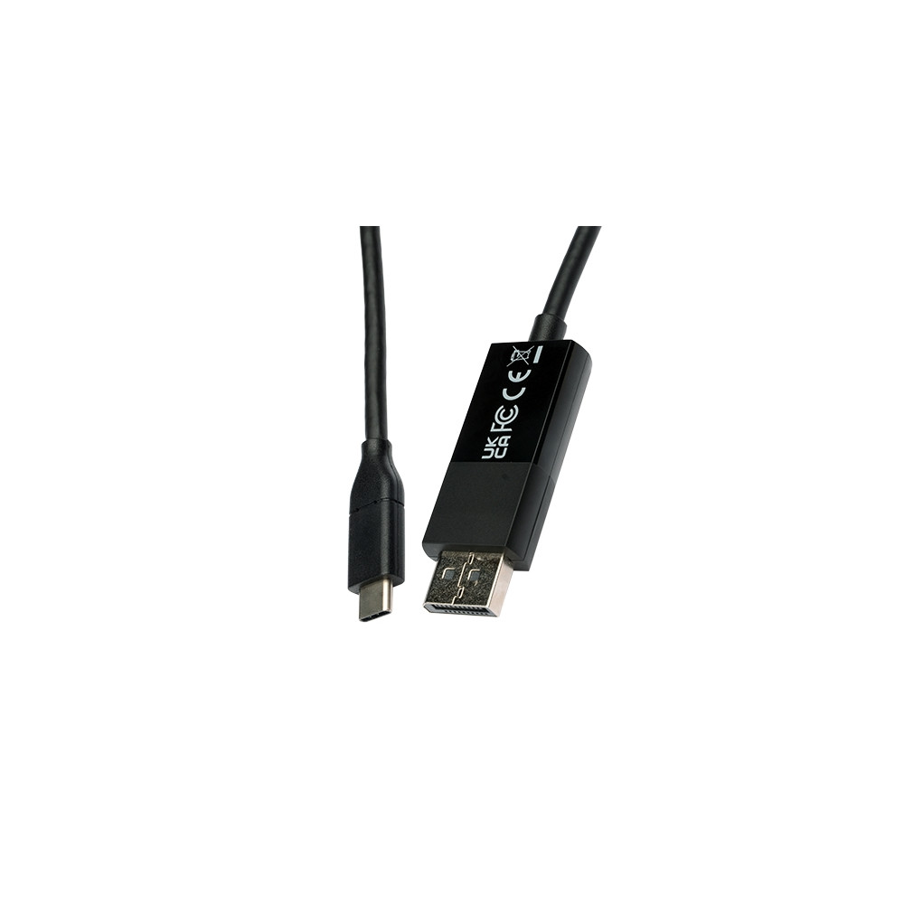 Produktbild för V7 - DisplayPort-kabel - USB-C till DisplayPort - 2 m