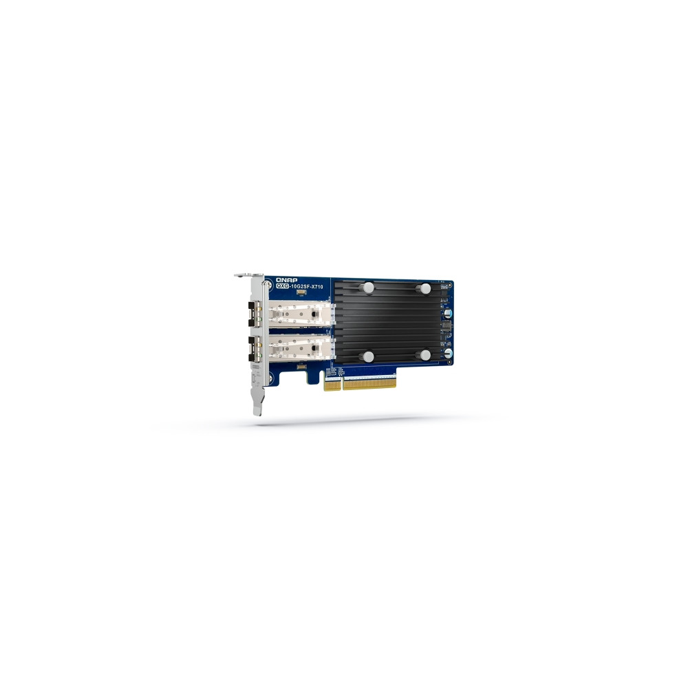 Produktbild för QNAP QXG-10G2SF-X710 - nätverksadapter - PCIe 3.0 x8 - 10 Gigabit SFP+ x 2