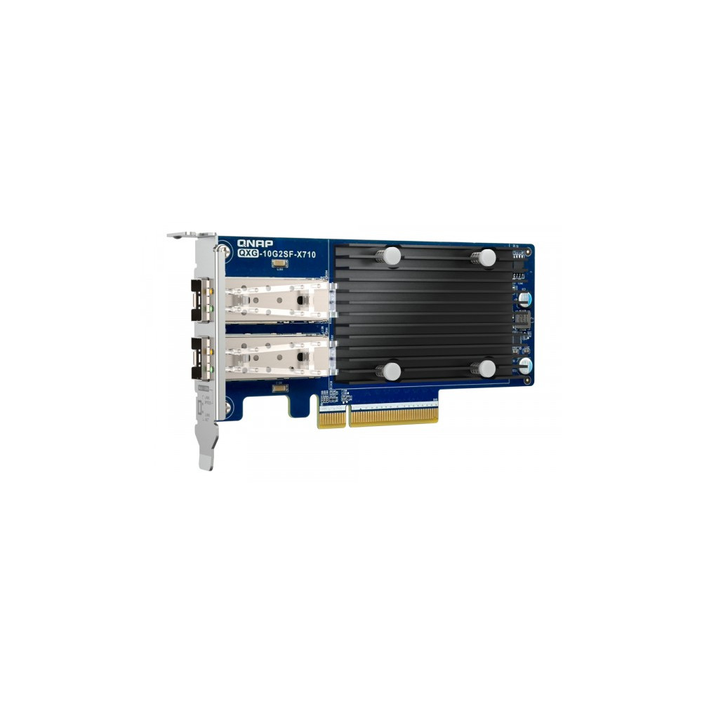 Produktbild för QNAP QXG-10G2SF-X710 - nätverksadapter - PCIe 3.0 x8 - 10 Gigabit SFP+ x 2