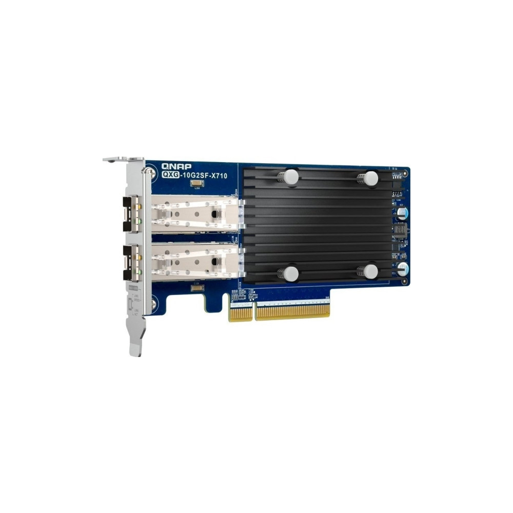 Produktbild för QNAP QXG-10G2SF-X710 - nätverksadapter - PCIe 3.0 x8 - 10 Gigabit SFP+ x 2